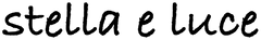 Stella e Luce logo